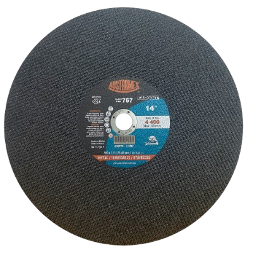 Disco para Disco para corte de metal y acero inoxidable 14” Austromex